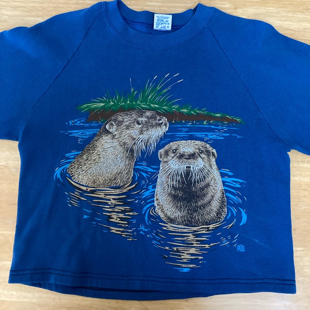 Cropped Vintage Otter Sweatshirt